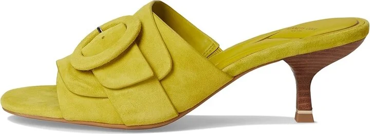Kenneth Cole New York Valentina Women's Dress Sandals Chartreuse Suede : 6.5 M, Leather - Image 6