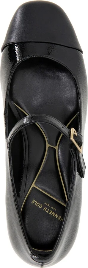 Kenneth Cole New York Women's Alec Block Heel Mary Jane Pumps - White/Black - Image 8