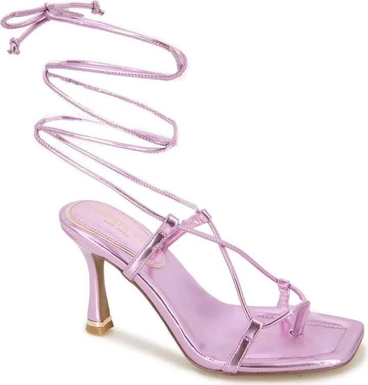 Kenneth Cole New York Women's Belinda Dress Sandals - Lavender- Polyester, Textile