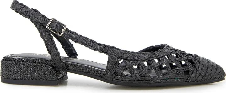 Kenneth Cole New York Women's Cayla Crochet Block Heel Slingback Pumps - Image 2