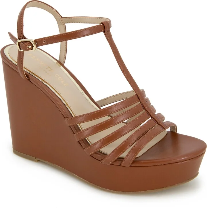 Kenneth Cole New York Women's Celia Platform Wedge Sandals