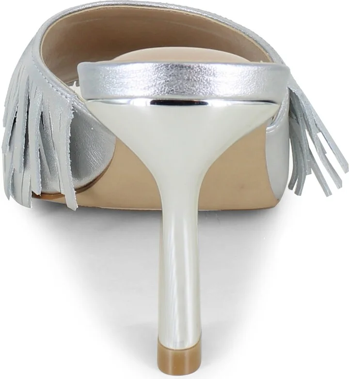 Kenneth Cole New York Women's Darby Fringe Slip On Dress Sandals - Image 3