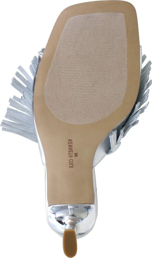 Kenneth Cole New York Women's Darby Fringe Slip On Dress Sandals - Image 5