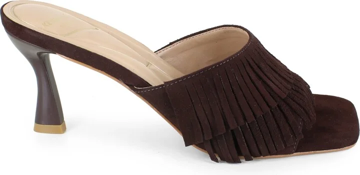 Kenneth Cole New York Women's Darby Fringe Slip On Dress Sandals - Image 7