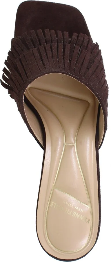 Kenneth Cole New York Women's Darby Fringe Slip On Dress Sandals - Image 9