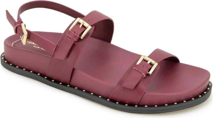 Kenneth Cole New York Women's Drinity Round Toe Flat Sandals