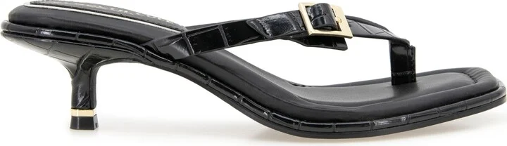 Kenneth Cole New York Women's Gillie Kitten Heel Sandals - Image 7
