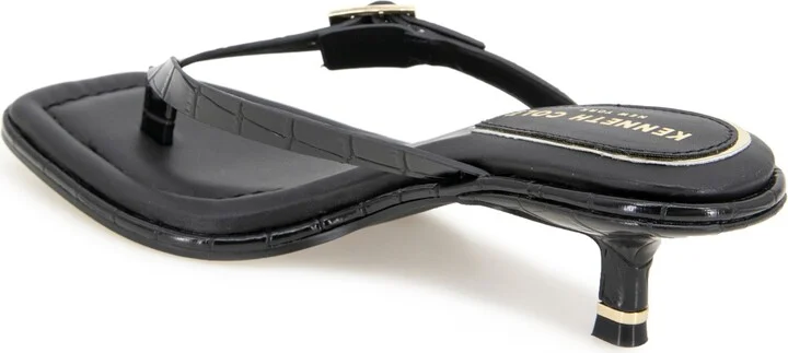 Kenneth Cole New York Women's Gillie Kitten Heel Sandals - Image 11