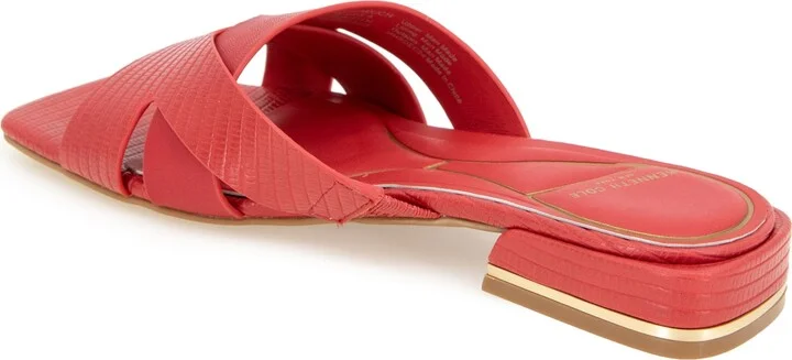 Kenneth Cole New York Women's Issa Square Toe Flat Sandals - Image 6