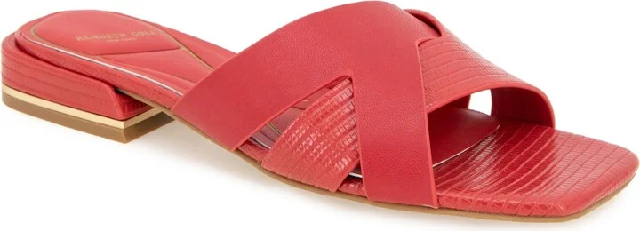 Kenneth Cole New York Women's Issa Square Toe Flat Sandals