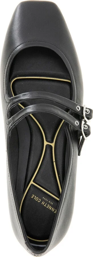 Kenneth Cole New York Women's Jasmine Square Toe Ballet Flats - Black/Tan - Image 8