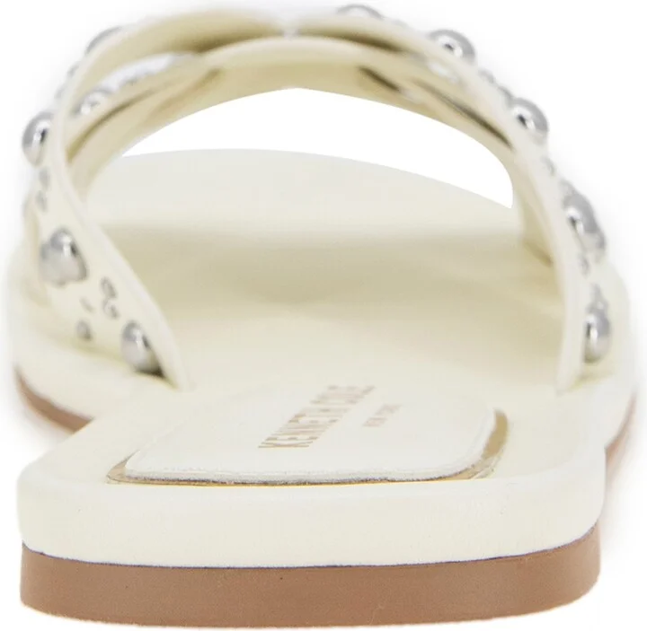 Kenneth Cole New York Women's Jula Stud Slip On Flat Sandals - Image 3