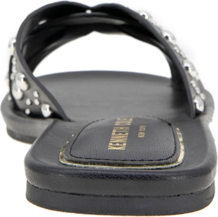 Kenneth Cole New York Women's Jula Stud Slip On Flat Sandals - Image 8