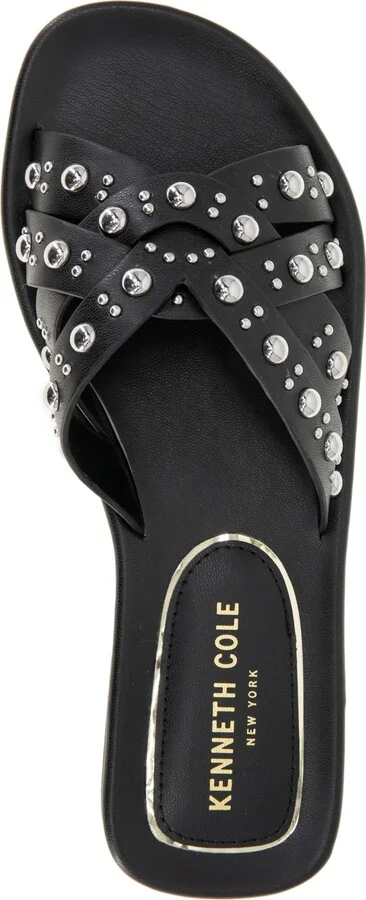 Kenneth Cole New York Women's Jula Stud Slip On Flat Sandals - Image 9