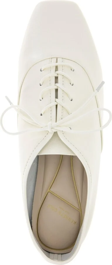 Kenneth Cole New York Women's Justice Square Toe Lace Up Flats - Image 9