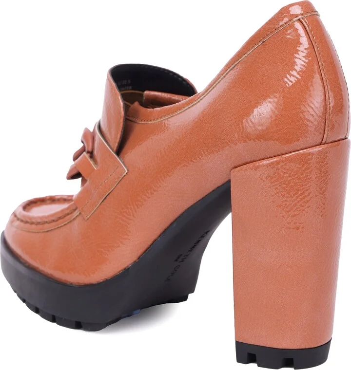 Kenneth Cole New York Women's Justin Lug High Heel Loafers - Image 6