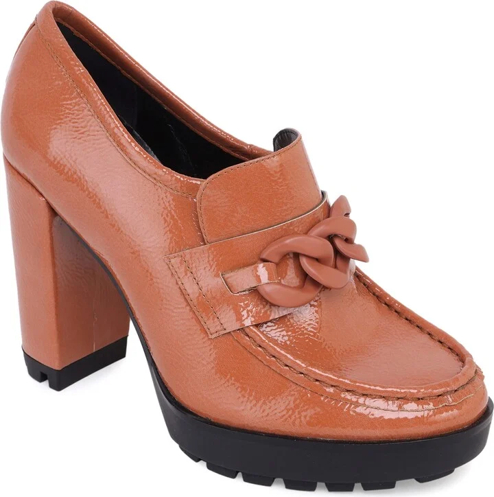 Kenneth Cole New York Women's Justin Lug High Heel Loafers
