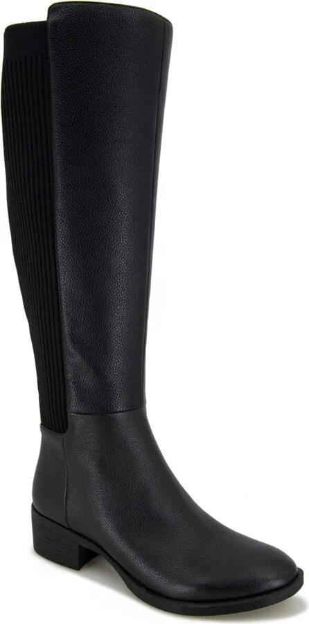 Kenneth Cole New York Women's Levon Wide Shaft Tall Knee High Boots - Extended Widths