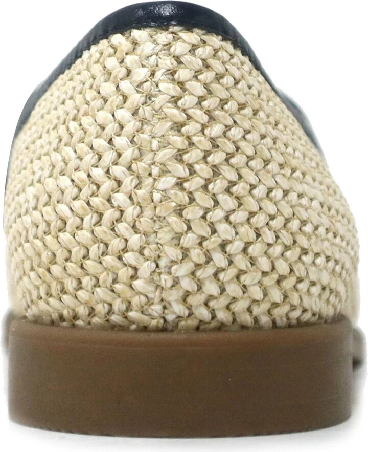Kenneth Cole New York Women's Linda Bit Raffia Loafers - Natural, Navy - Image 3