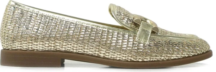 Kenneth Cole New York Women's Linda Bit Raffia Loafers - Natural, Navy - Image 7