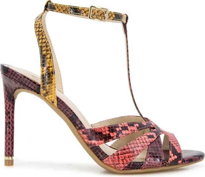 Kenneth Cole New York Women's Liona Almond Toe Dress Sandals - Silver/Gold Metallic - Image 7