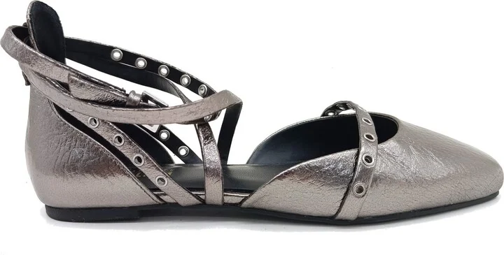 Kenneth Cole New York Women's Mason Strappy Flats - Black/Tan - Image 7