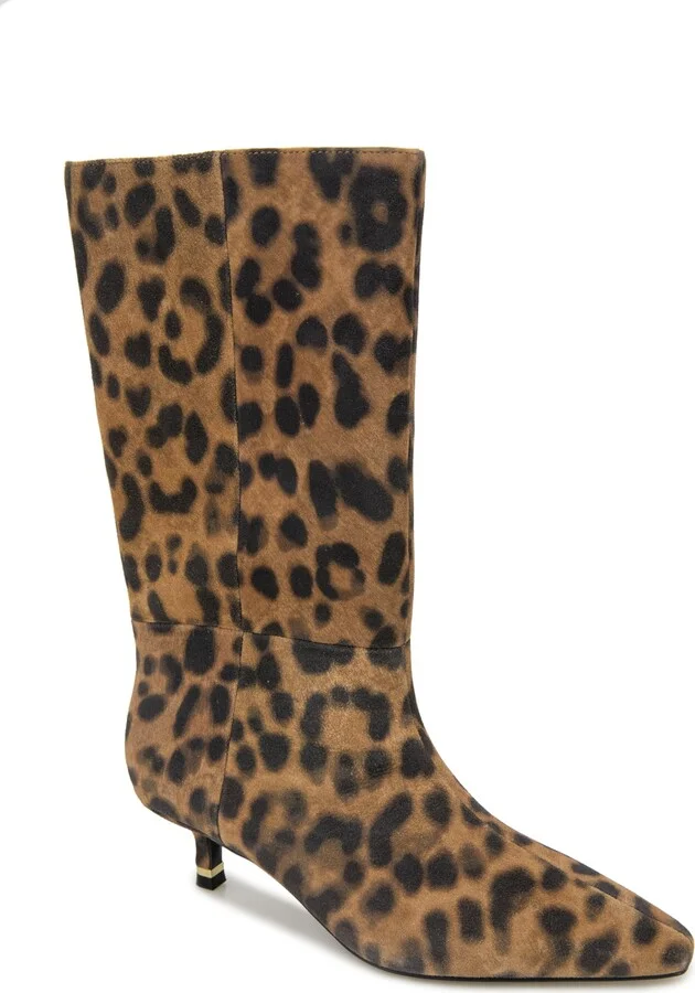 Leopard Suede