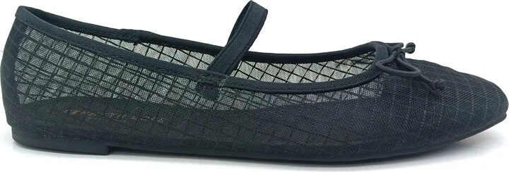 Kenneth Cole New York Women's Myra Mesh Square Toe Ballet Flats - Image 2
