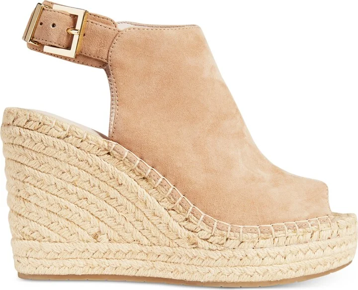 Kenneth Cole New York Women's Olivia Espadrille Peep-Toe Wedges - Image 6