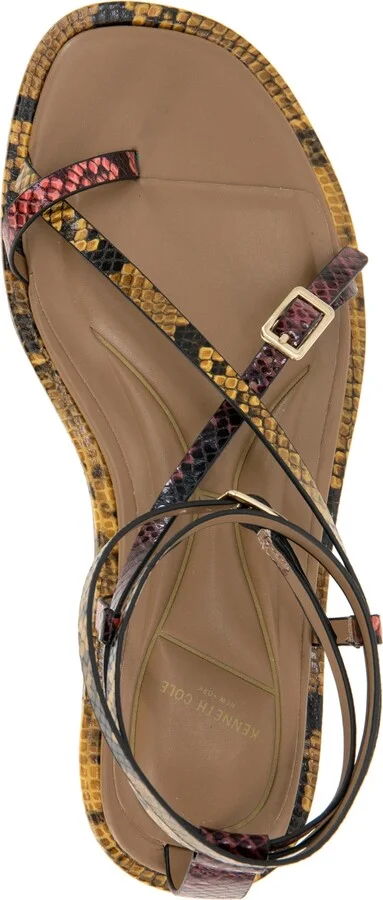 Kenneth Cole New York Women's Paros Square Toe Flat Sandals - Image 4