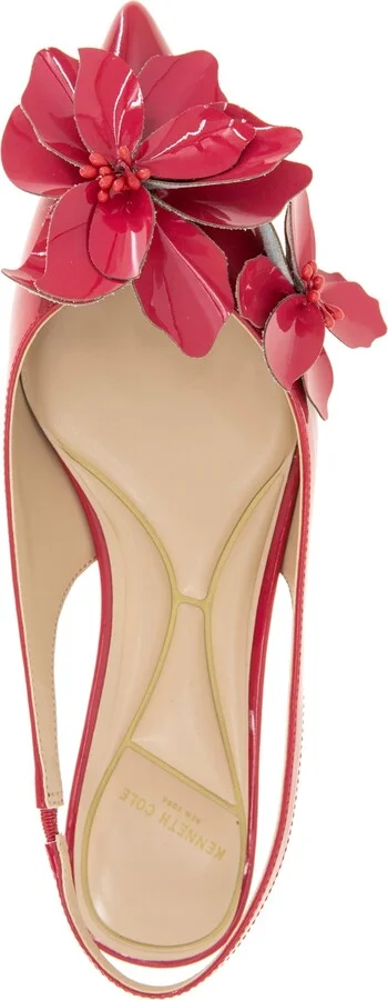 Kenneth Cole New York Women's Tayla Pointed Toe Slingback Flats - Image 4