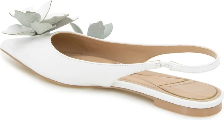 Kenneth Cole New York Women's Tayla Pointed Toe Slingback Flats - Image 11