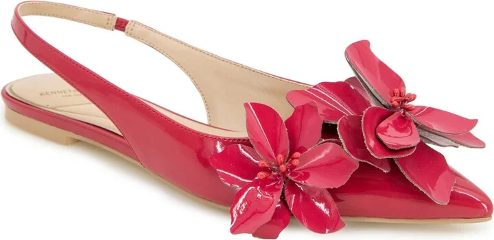 Kenneth Cole New York Women's Tayla Pointed Toe Slingback Flats