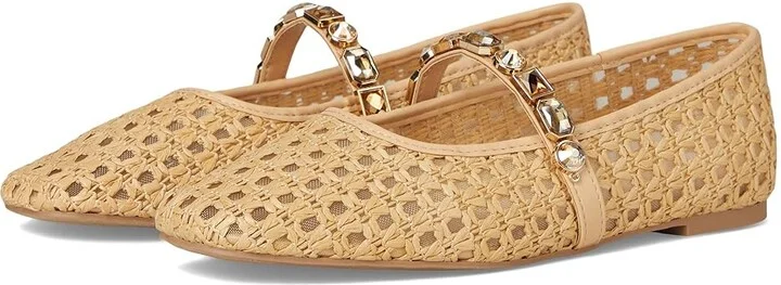 Kenneth Cole New York Zeta MJ Women's Shoes Natural Raffia : 5.5 M
