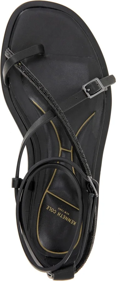Kenneth Cole New YorkWomen's Paros Jewel Square Toe Flat Sandals - Image 4