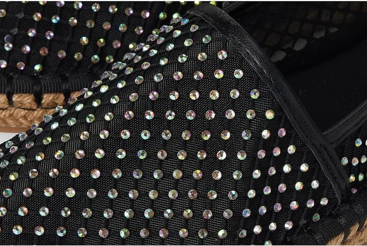 Kenneth Cole Reaction Bonne Women's Shoes Black Crystal Mesh : 7 M - Image 7