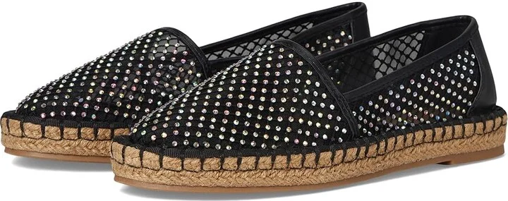 Kenneth Cole Reaction Bonne Women's Shoes Black Crystal Mesh : 7 M