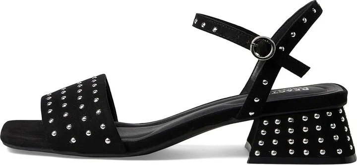 Kenneth Cole Reaction Buena Studs Women's Wedge Shoes Black Micro : 10 M, Synthetic - Image 6