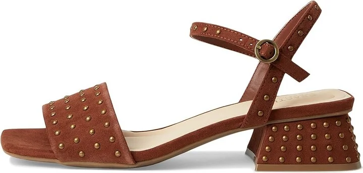 Kenneth Cole Reaction Buena Studs Women's Wedge Shoes Luggage Micro : 9 M, Synthetic - Image 6