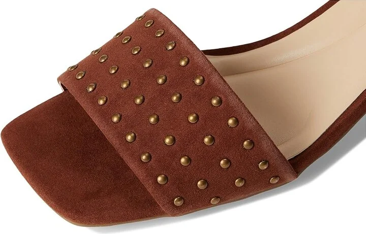 Kenneth Cole Reaction Buena Studs Women's Wedge Shoes Luggage Micro : 9 M, Synthetic - Image 7