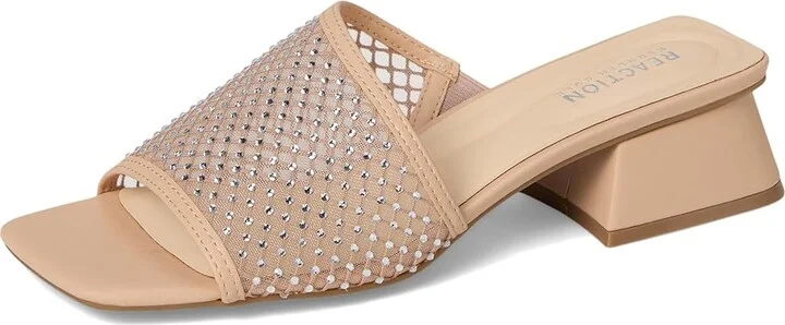 Kenneth Cole Reaction Buenita Women's Wedge Shoes Almond Crystal Mesh : 8 M, Leather/Rubber - Image 5