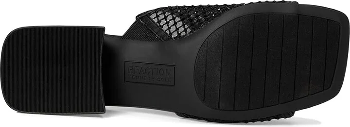 Kenneth Cole Reaction Buenita Women's Wedge Shoes Black/Black Mesh : 6 M, Leather/Rubber - Image 3