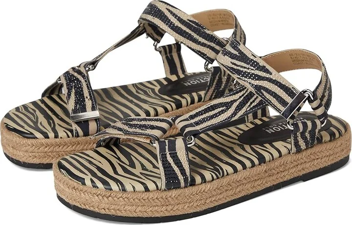 Kenneth Cole Reaction Coast Women's Wedge Shoes Zebra Microsuede : 7.5 M, Synthetic