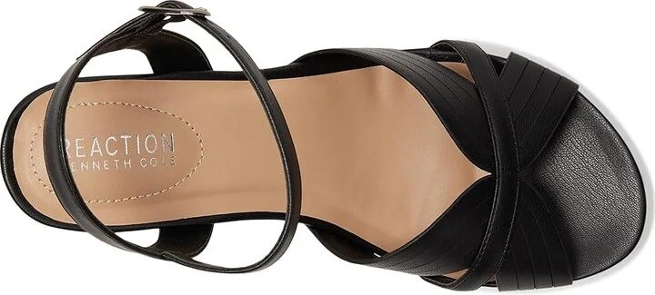 Kenneth Cole Reaction Comi Women's Wedge Shoes Black : 9 M, Leather/Rubber - Image 2