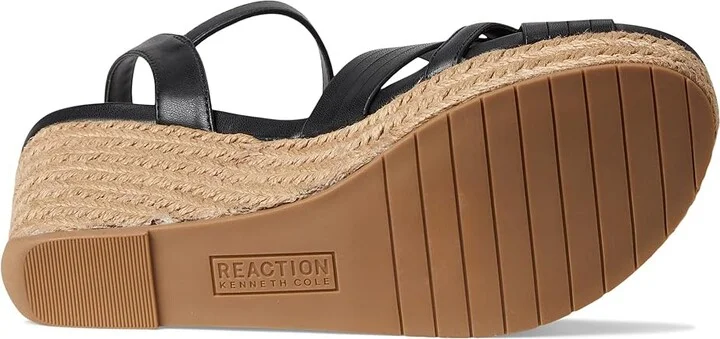 Kenneth Cole Reaction Comi Women's Wedge Shoes Black : 9 M, Leather/Rubber - Image 3