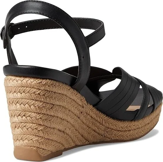 Kenneth Cole Reaction Comi Women's Wedge Shoes Black : 9 M, Leather/Rubber - Image 4
