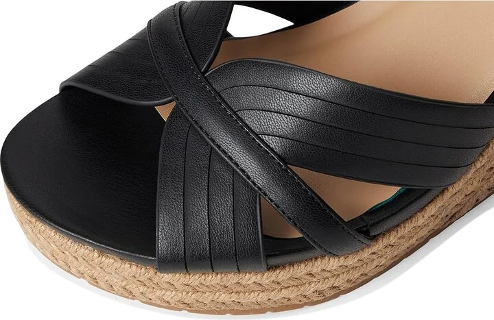 Kenneth Cole Reaction Comi Women's Wedge Shoes Black : 9 M, Leather/Rubber - Image 7
