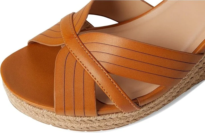 Kenneth Cole Reaction Comi Women's Wedge Shoes Camel : 8.5 M, Leather/Rubber - Image 7