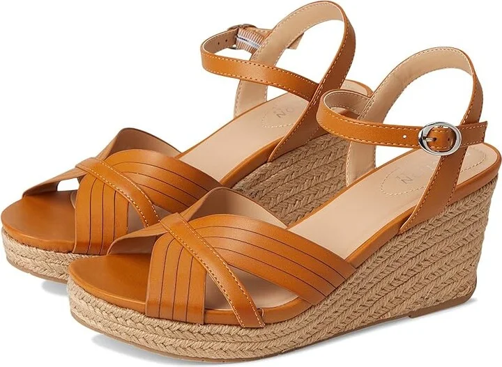 Kenneth Cole Reaction Comi Women's Wedge Shoes Camel : 8.5 M, Leather/Rubber
