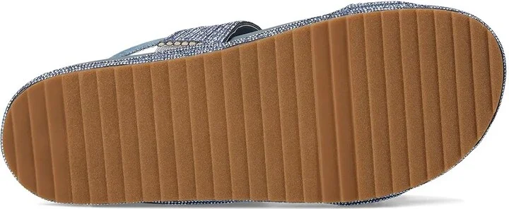 Kenneth Cole Reaction Debra Women's Wedge Shoes Denim Crystal : 6.5 M, Leather/Rubber - Image 3
